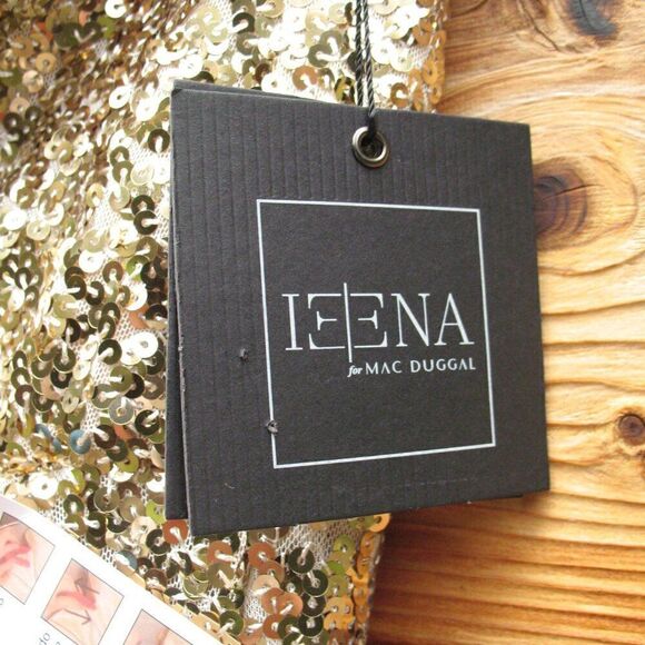 Mac Duggal 26717 SEQUINED ONE SHOULDER BISHOP SLEEVE TRUMPET GOWN - Picture 15 of 16